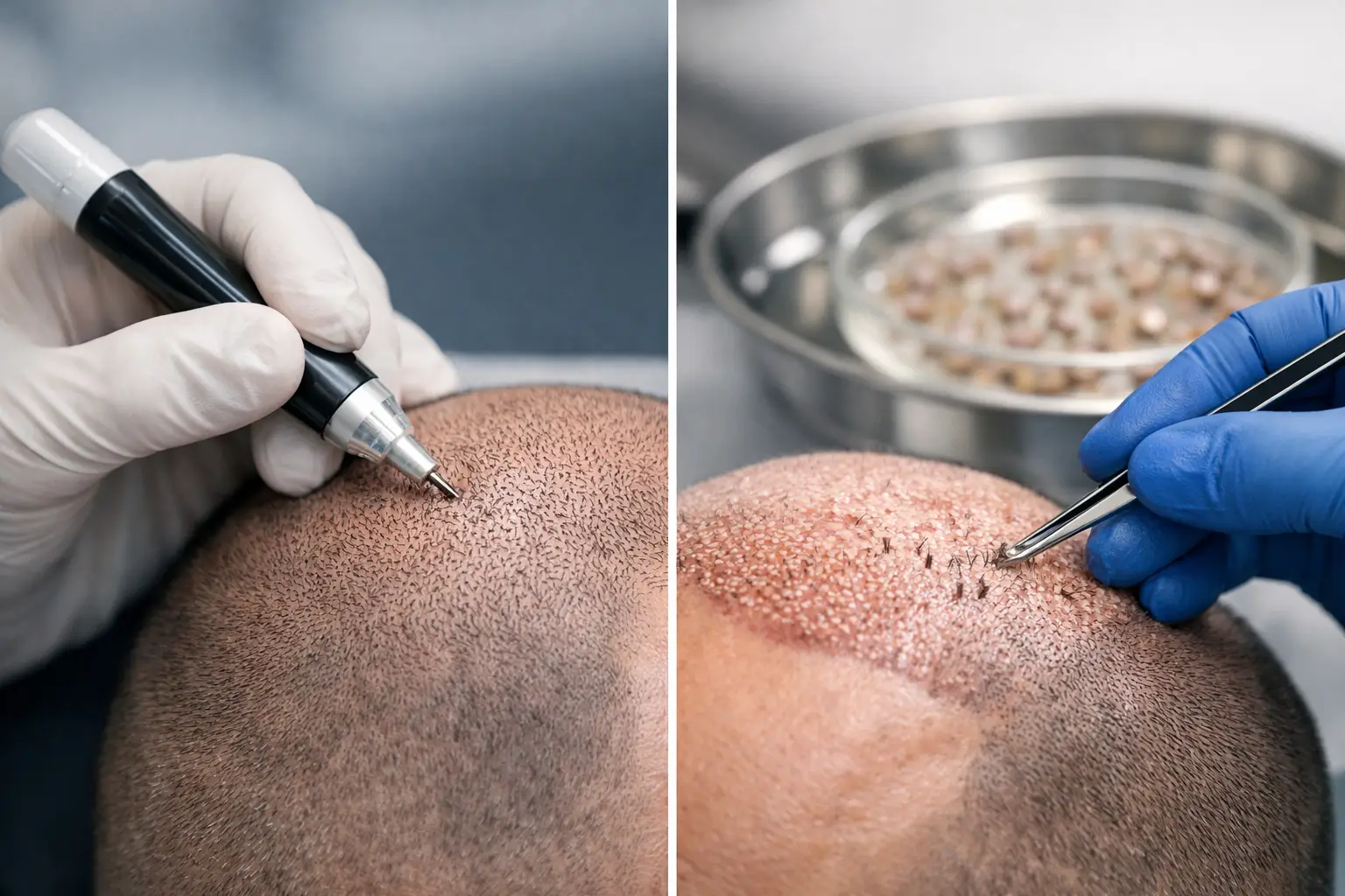 DHI vs FUE: differenze vere da conoscere