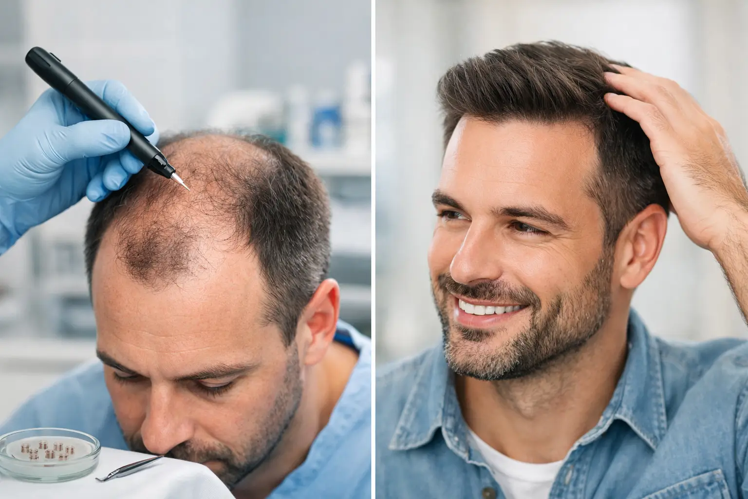 Trapianto capelli DHI: come funziona davvero