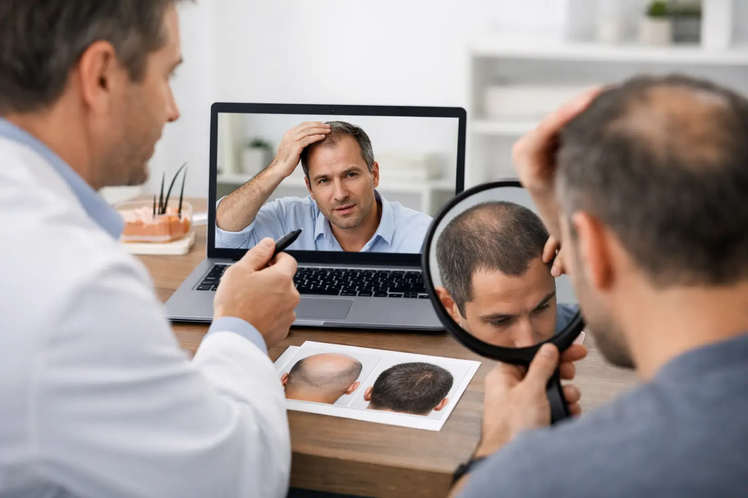 Consulenza online trapianto capelli: come funziona