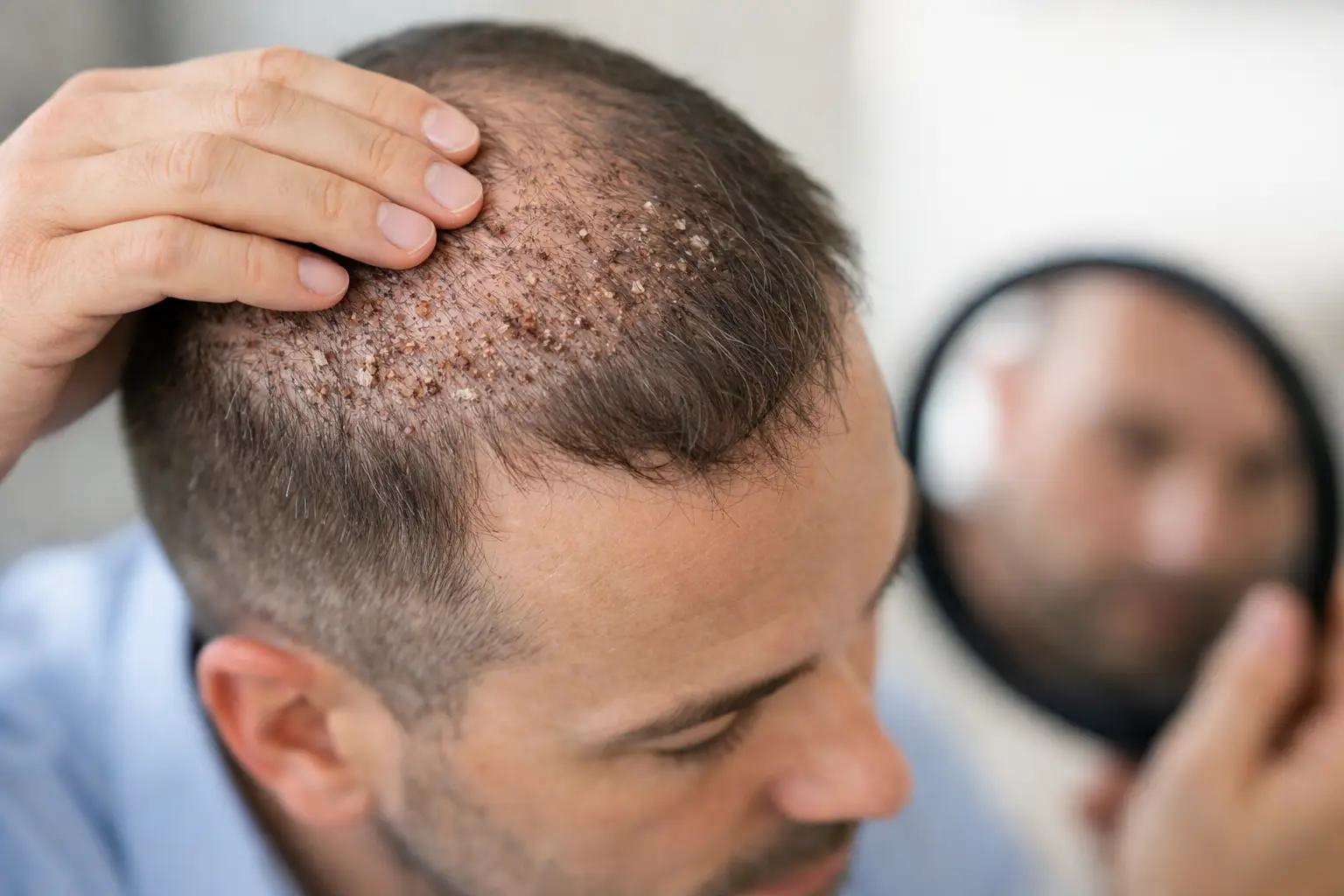 Quando cadono croste trapianto capelli?