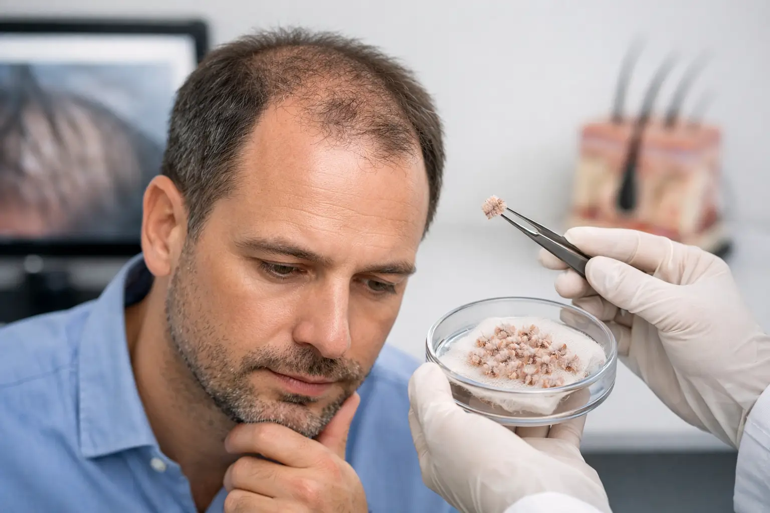 Quanti graft servono per la stempiatura?