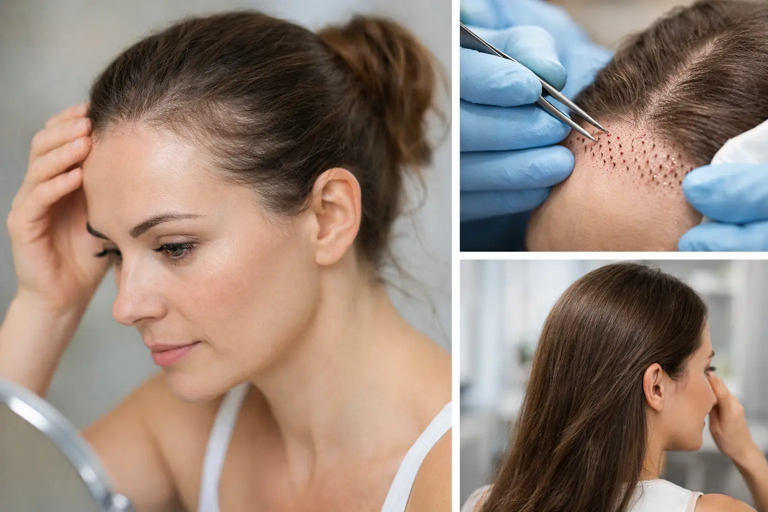 Trapianto per attaccatura alta donna: funziona?