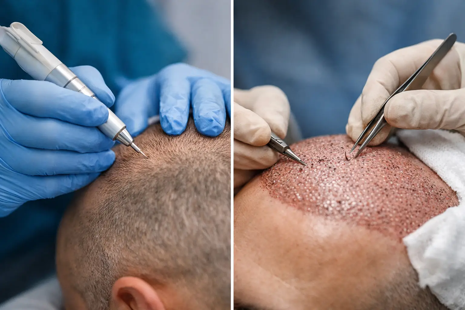 DHI vs FUE: quale tecnica scegliere per i capelli