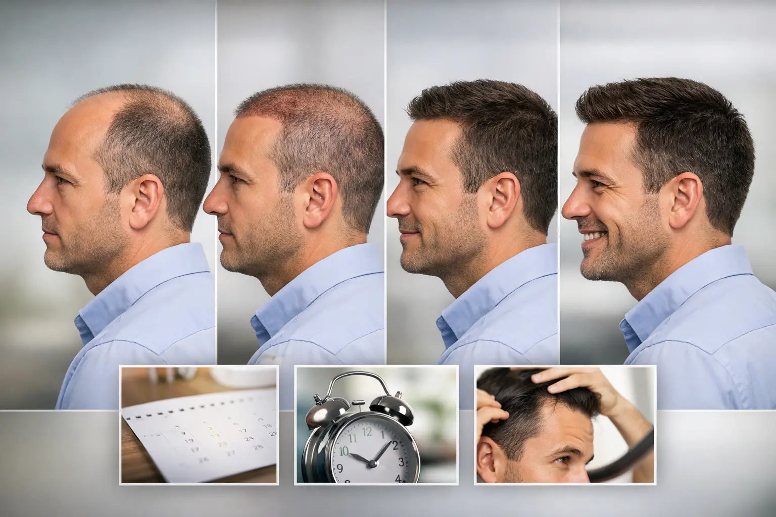 Risultati trapianto capelli mese per mese