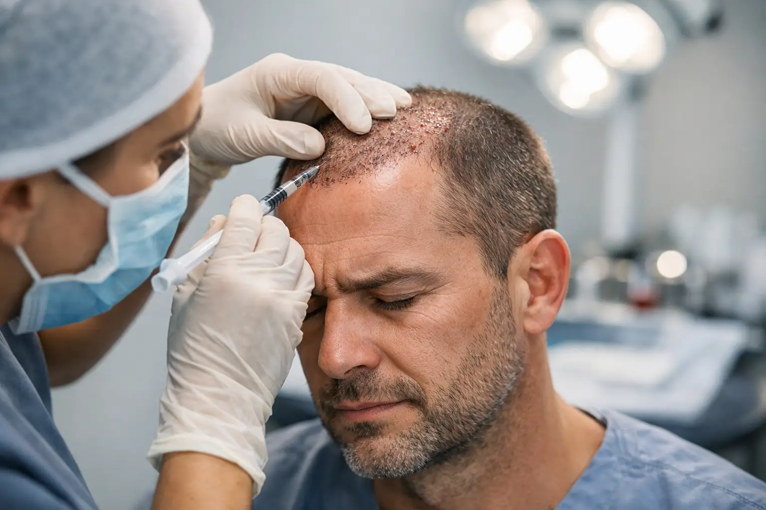 Il trapianto di capelli è doloroso?