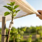 Proteggere gli innesti dal sole dopo il trapianto